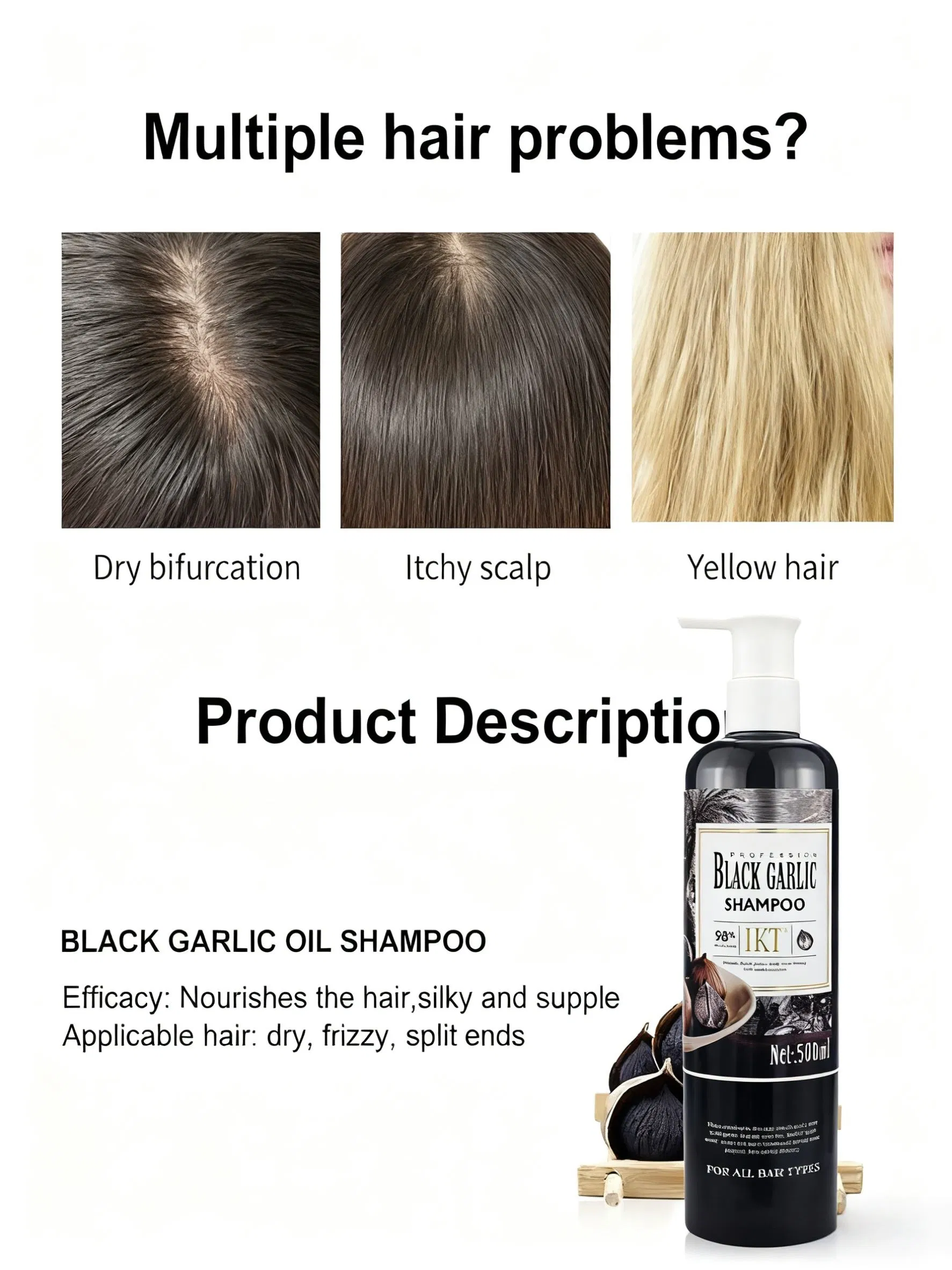 Cangty Beauty Hair Care Products Fragrance Smell Nourishing Moisture Essential Oil Perfume Hair Shampoo Natural Hair Oil for Damage Hair