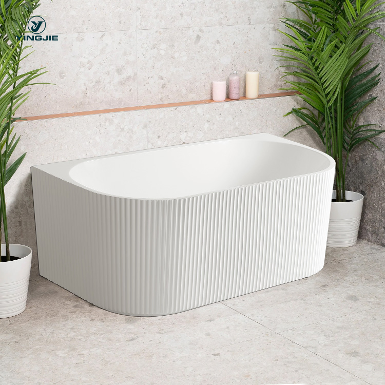 Акриловая ванна Freestanding с флейтированным дизайном