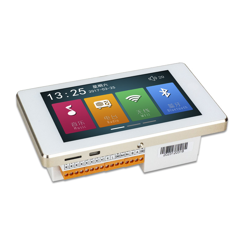 Умный настенный усилитель Tianlai 120W с Bluetooth и сенсорным экраном