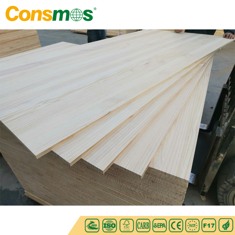 Building Material 1220X2440mm Solid Wood Panel Radiata Pine Finger Jointed Board for Furniture