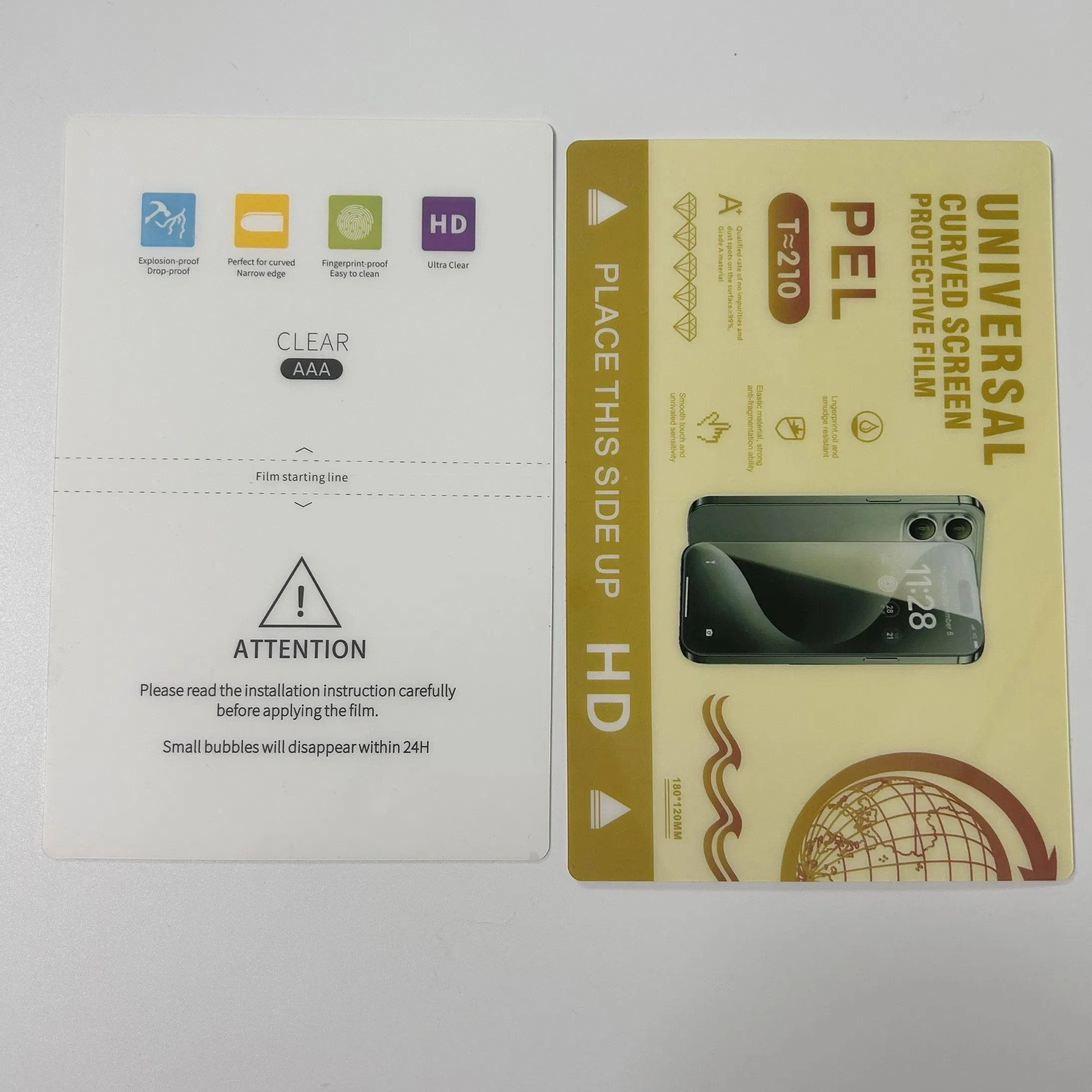 Гидрогелевая плёнка для телефона с логотипом