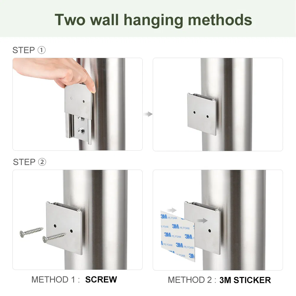 Настенный держатель для туалетного ершика из нержавеющей стали