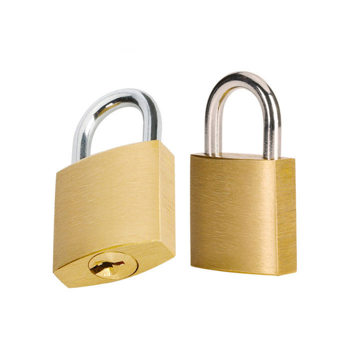 High Quality Sample Available 20-70 mm OEM Anti-Rust Solid Brass Brass Padlock