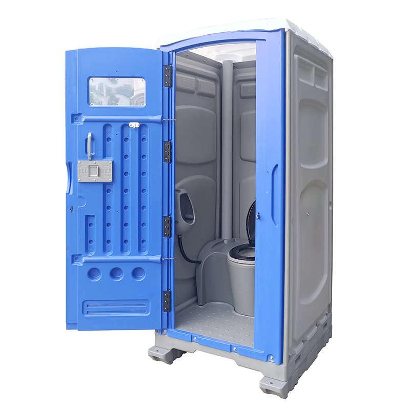 Green Public Plastic Mobile Toilet with Waste Water Tank