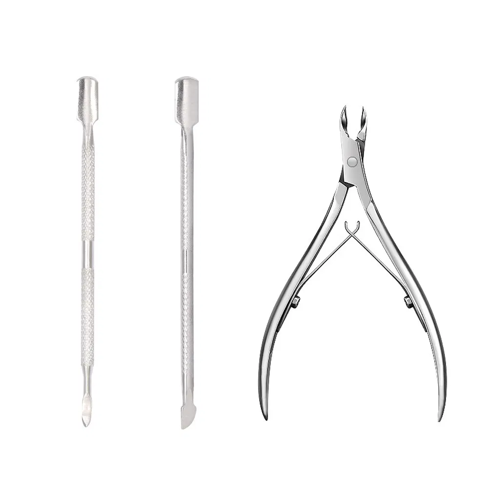 Hot Sale Silver Stainless Steel Nail Removal Three Sets Dead Skin Scissors