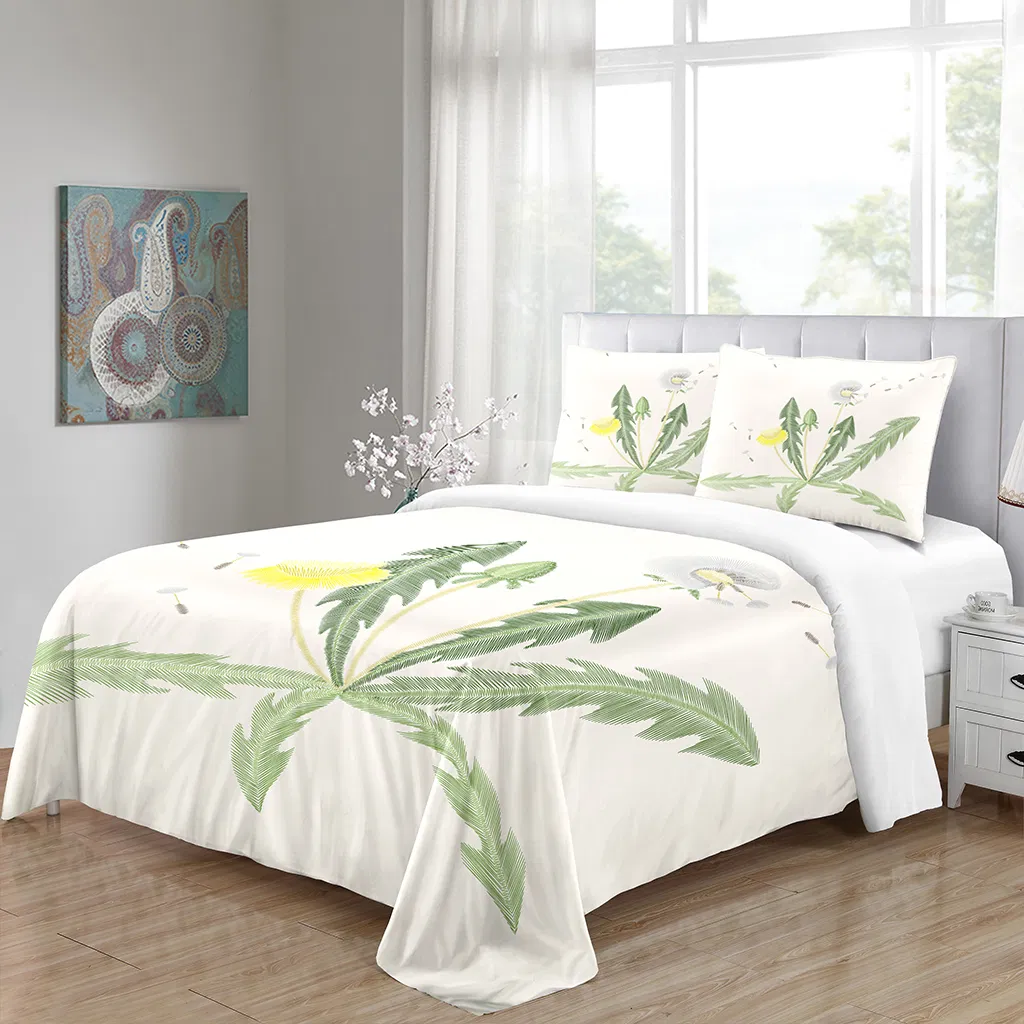 Customizable Textured Bedding Sets, Printed Comforter Cover Bedding Set