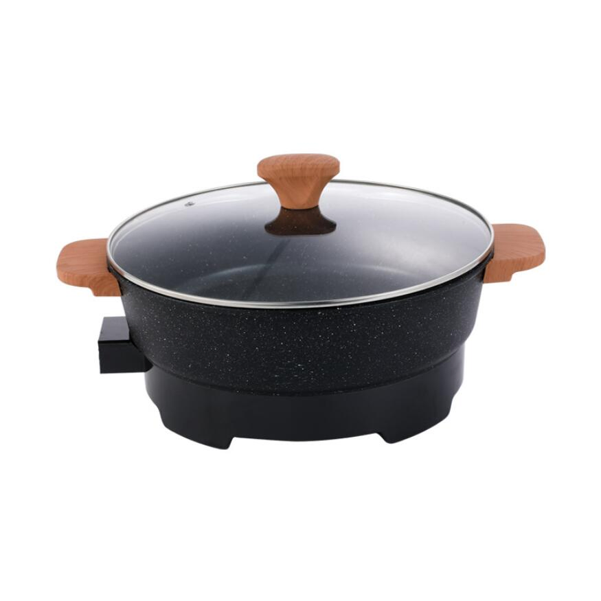 Smokeless Tourmaline Non-Stick All-in-One Machine Electric Skillet