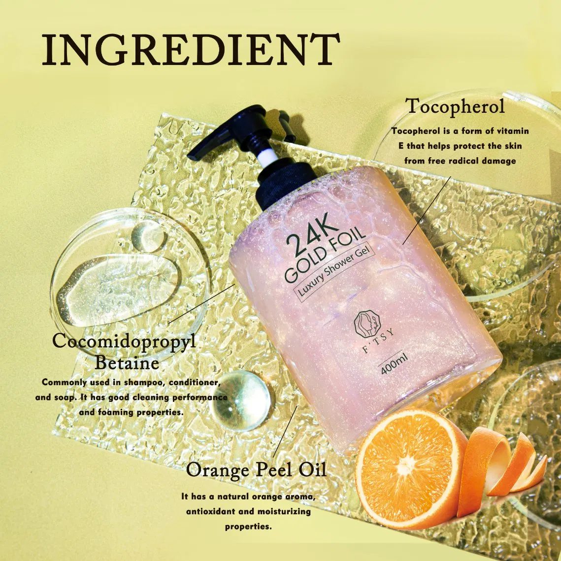 Private Label Whitening Exfoliating Best Body Wash Best Shower Gel