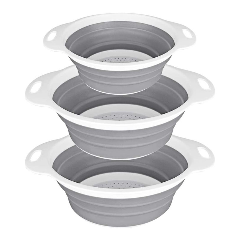 Collapsible Colander and Foldable Basket for Everyday Household Use