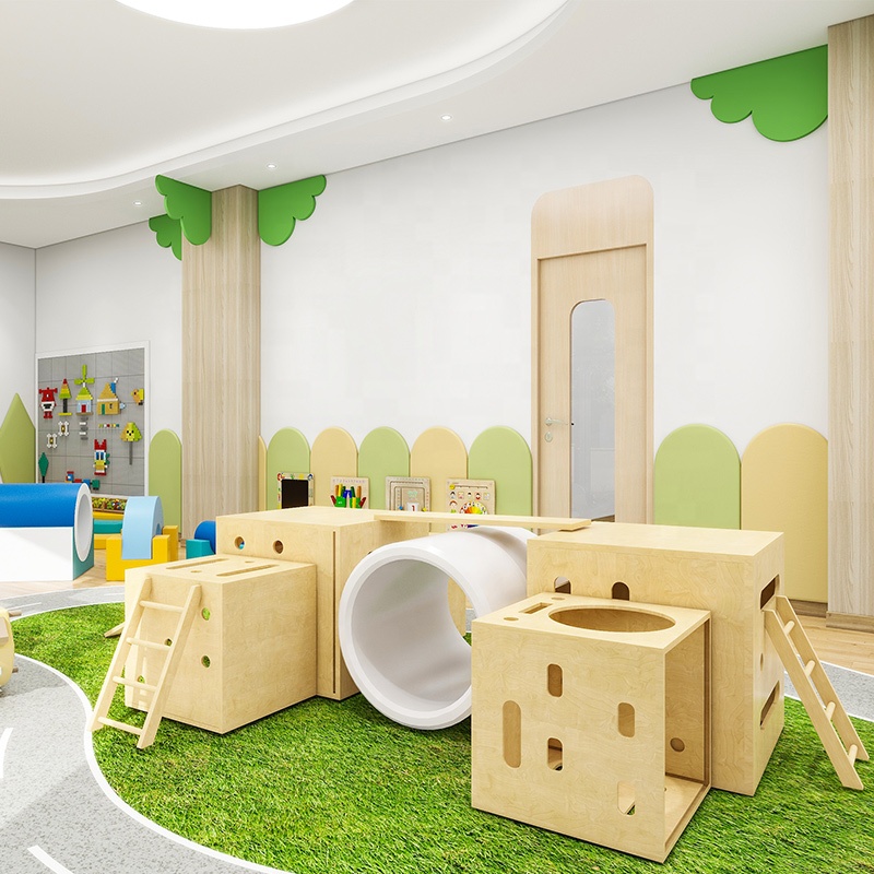 Игровой центр детский деревянный для сада школы