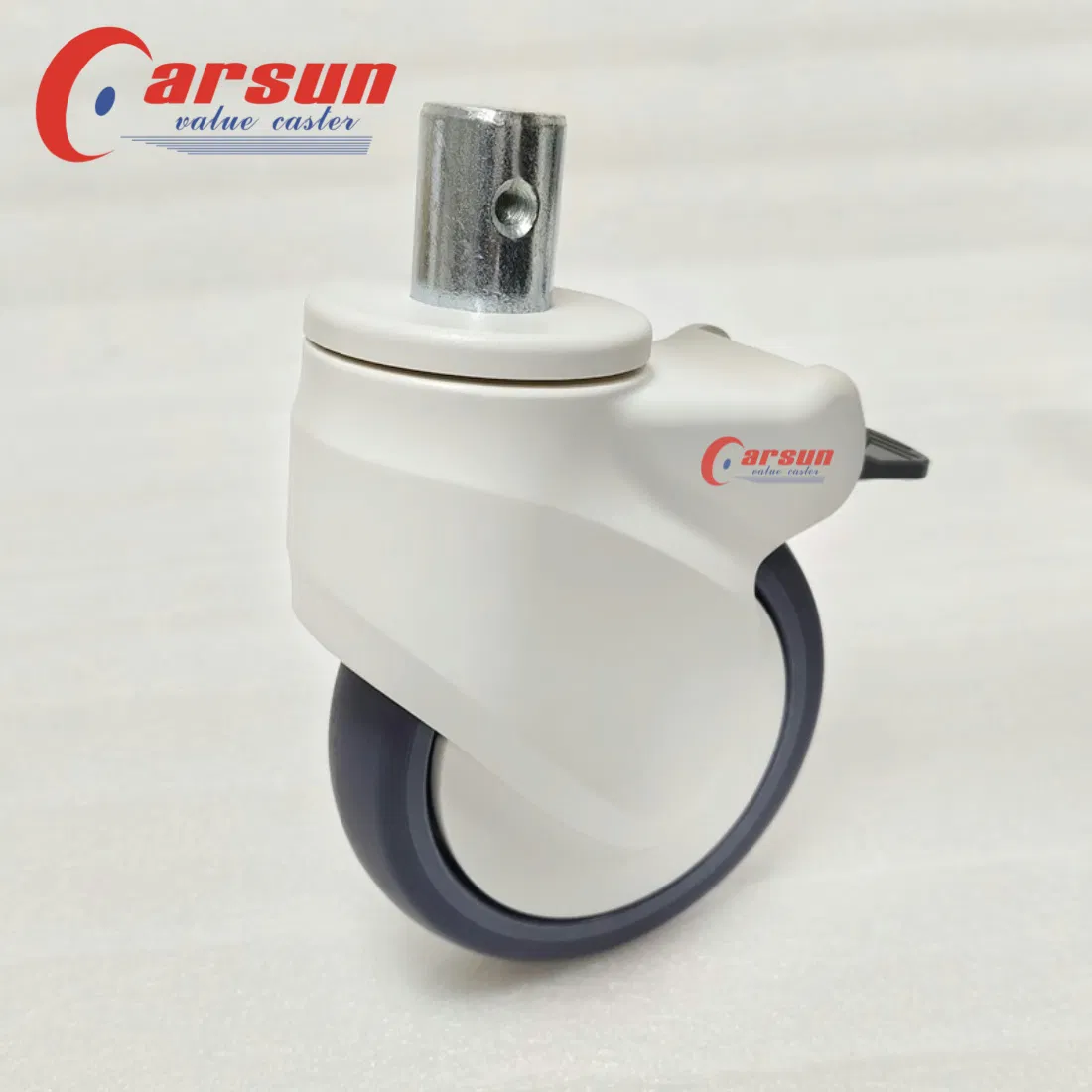 Carsun 5inch Medical Caster Wheel with Shell Silent Hospital Bed Caster Wheels with Brakes