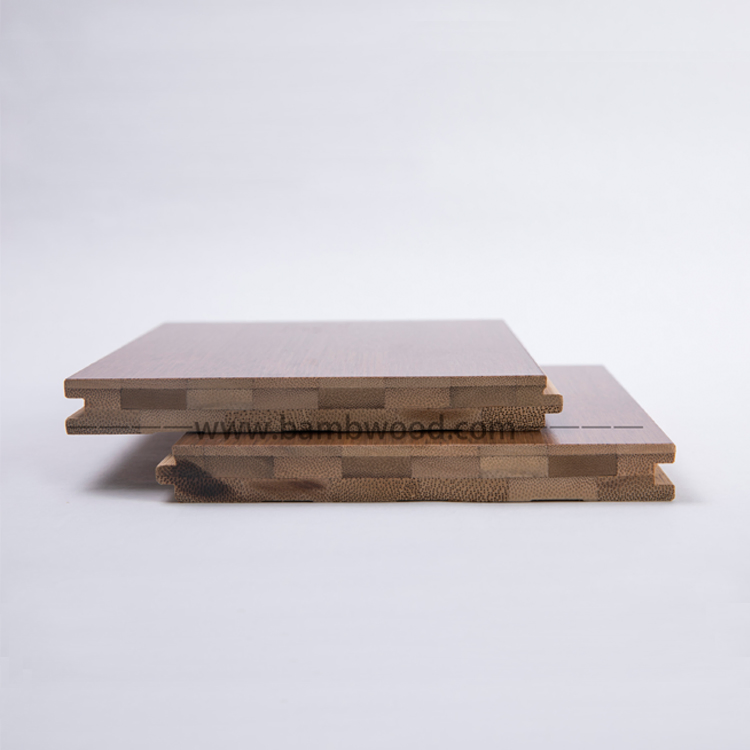 Solid Strand Woven Bamboo Flooring with Natural and Carbonized Color