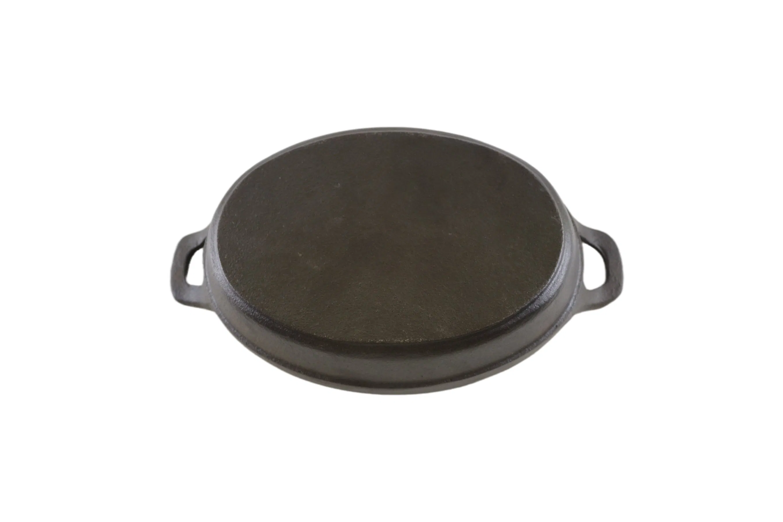 Чугунная сковорода-гриль с двумя ручками