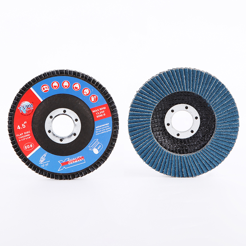 Лепестковый круг 4.5" циркониевый синий для шлифовки металла