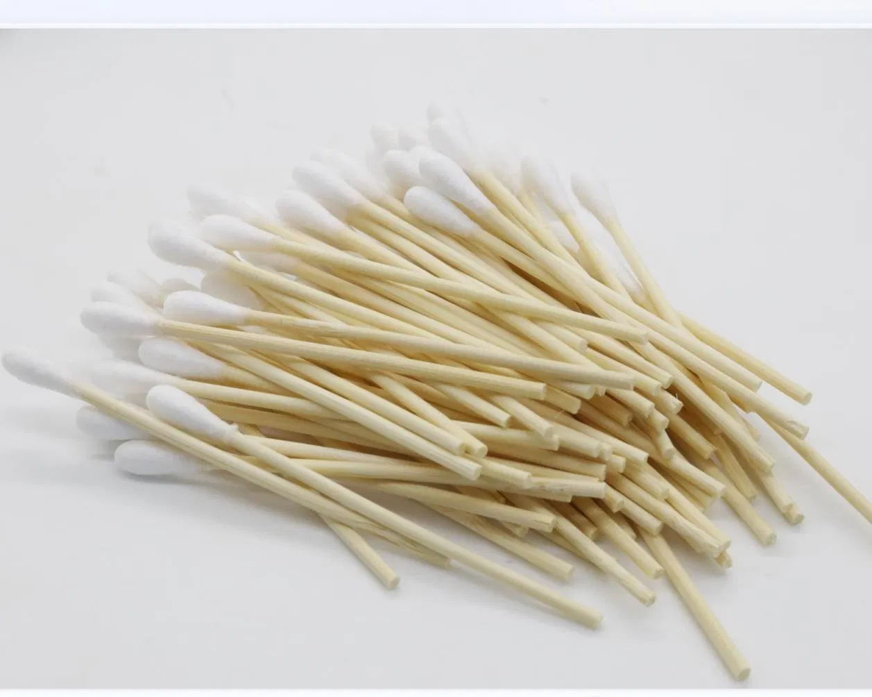 2022 Hotselling New High-End Disposable Cotton Swabs Bamboo Sticks Cotton Swab Wooden
