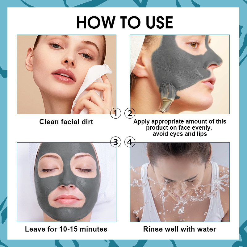 Paraben-Free Exfoliator & Smoothing and Kaolin & Aloe Vera Dead Sea Mud Mask