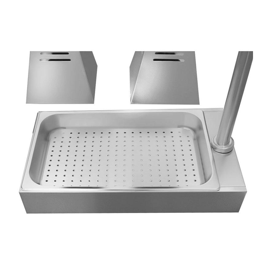 Electric Food Warmer Stainless Steel Food Warmer with Thermal Lamp