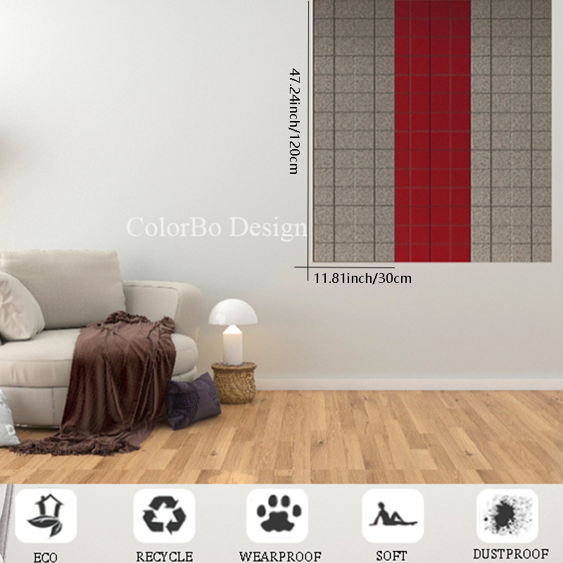 Self-Adhesive DIY Versatile Cube Square Wall Art  Panel Stickers for Home and Room Decor