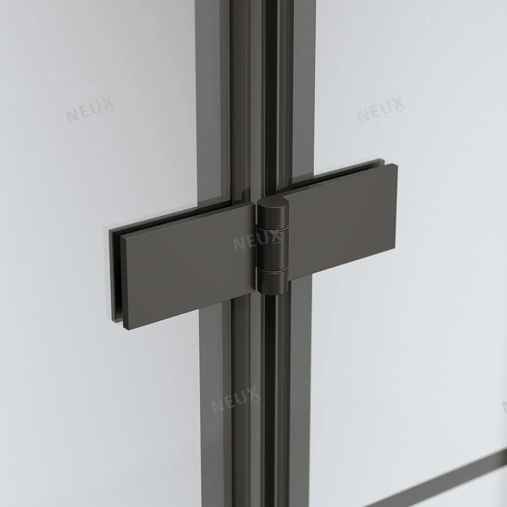 Factory Direct Customized Tempered Glass Pivot Bath Screen with Hinges