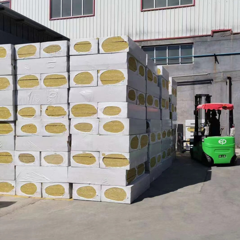 Thermal Insulation 80kg/M3 Stone Wool Board External Wall Insulation 50mm 75mm 100mm 150mm Rock Wool Panel Sheet