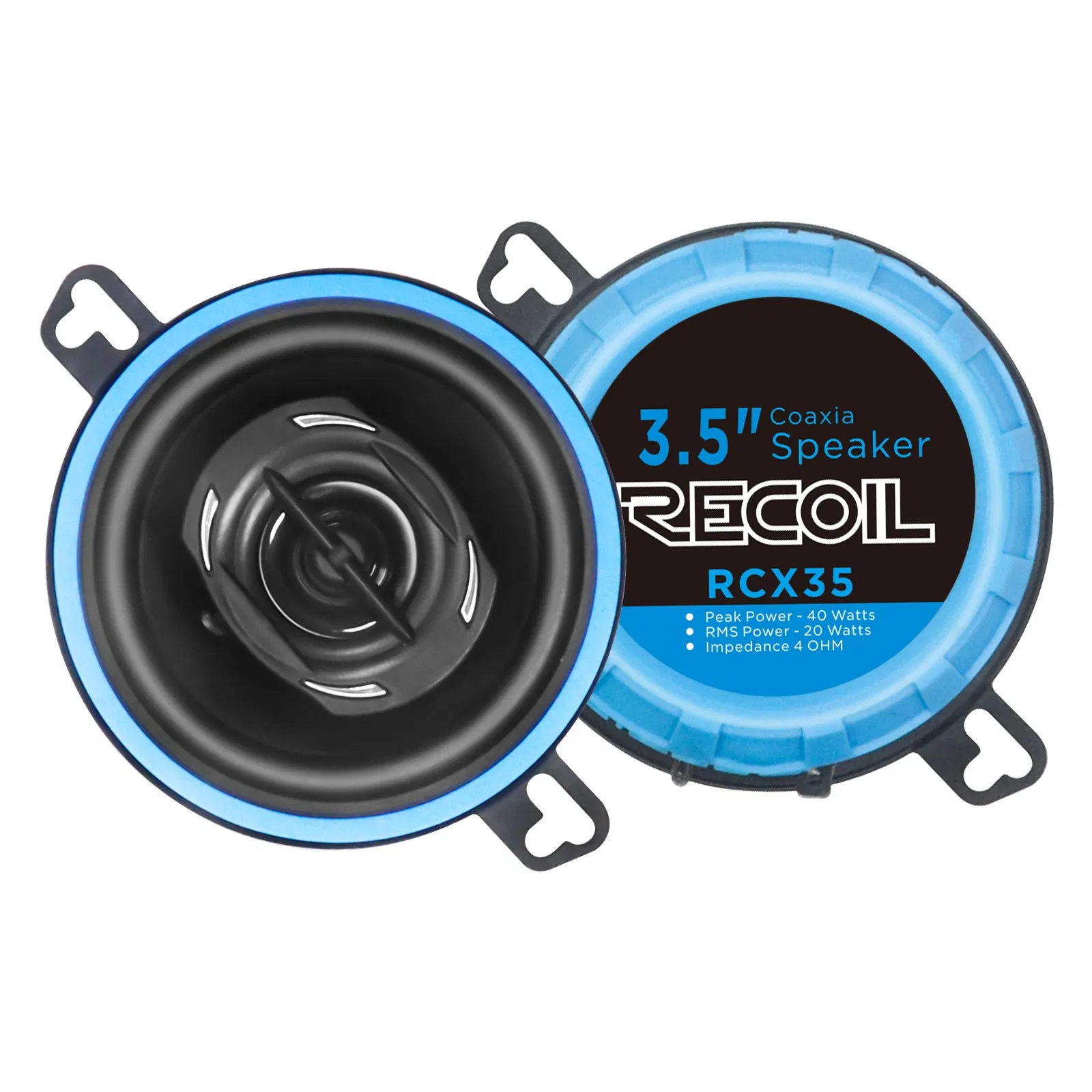 Edge Rcx35 Echo Series 3.5-Inch Car Audio Coaxial Speaker