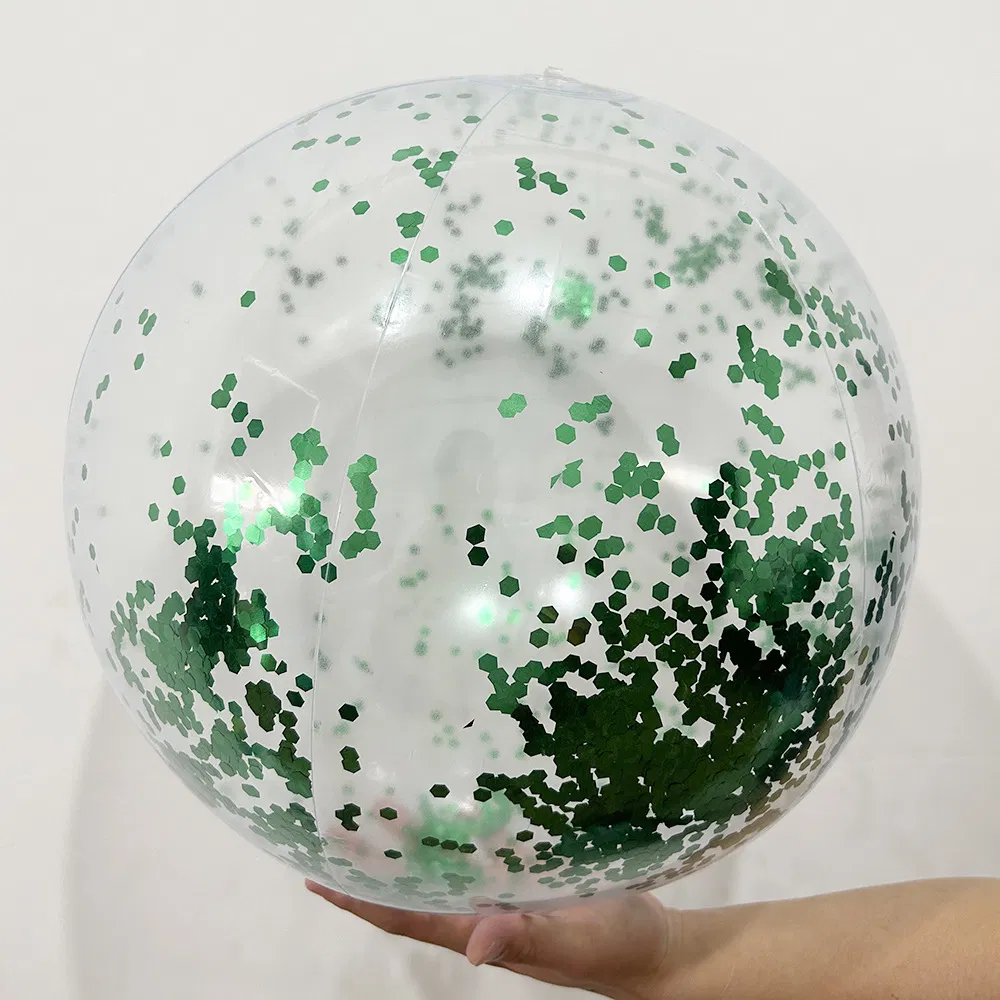 Glittering Inflatable Beach Ball for Weddings and Promotions