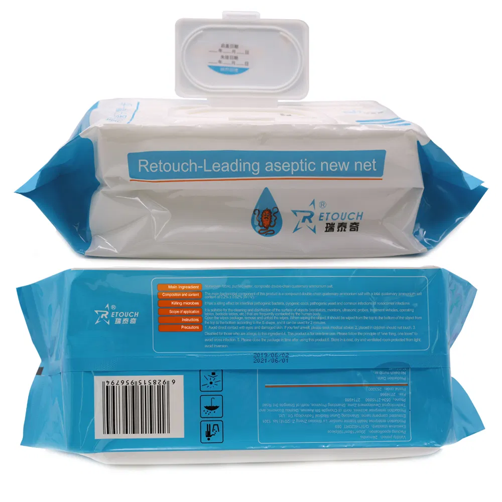 Compound Quaternary Ammonium Disinfectant Wipe for Surface