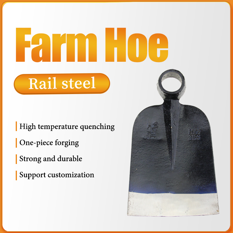 Garden Hoe Hand Wooden Handle 2lb/2.5lb/3lb Rail Steel Hoe Farm Tools Price
