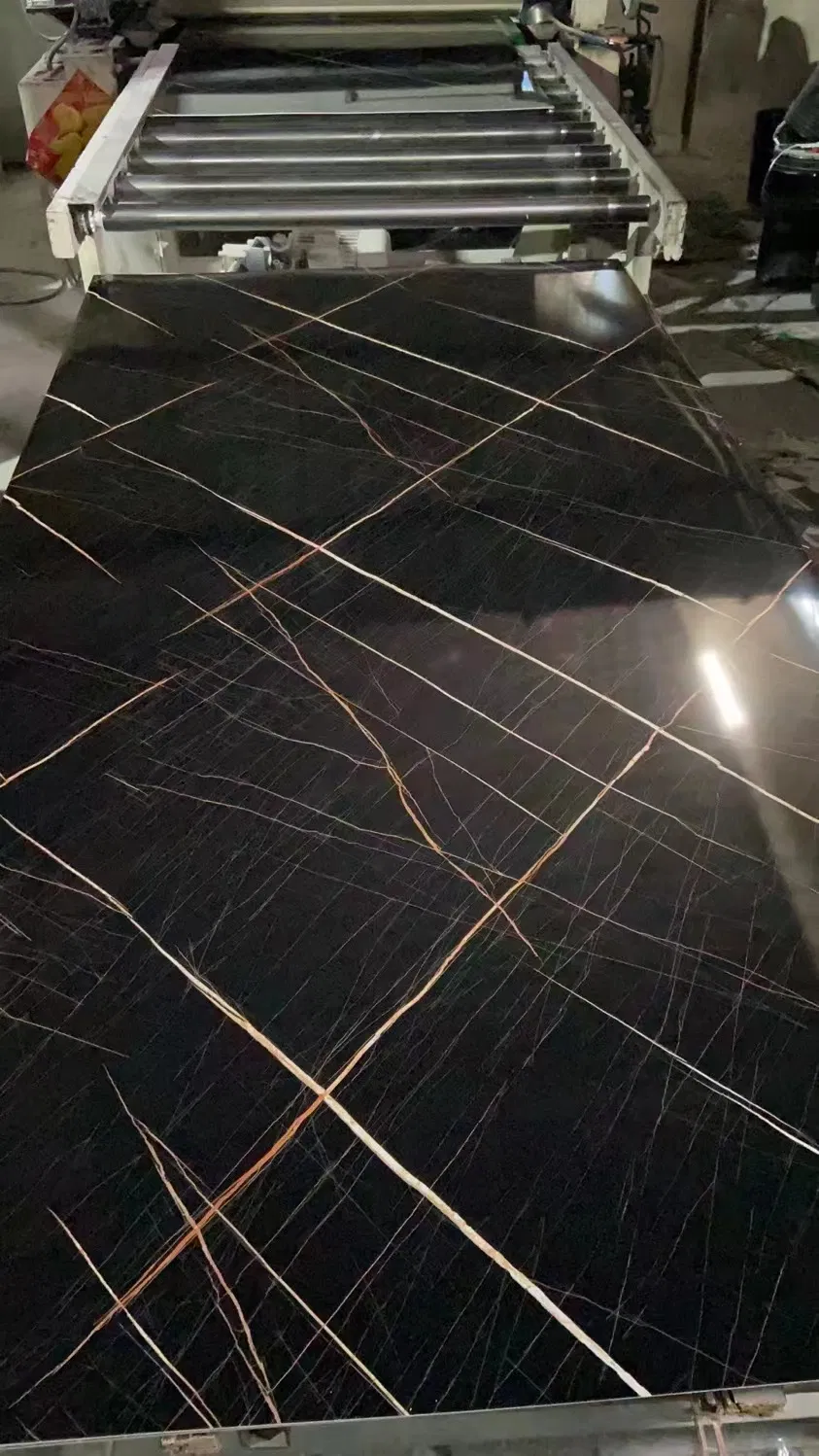 China Wholesale High Glossy PVC Marble Wall Panel for Home Decoration