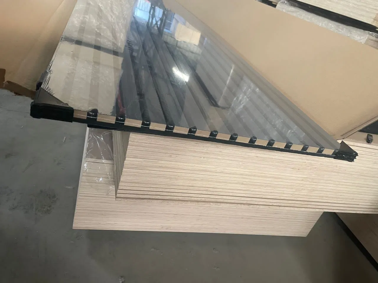 Groove Wooden Slat Panels Squre 4PCS Carton Wood Acoustic Panel