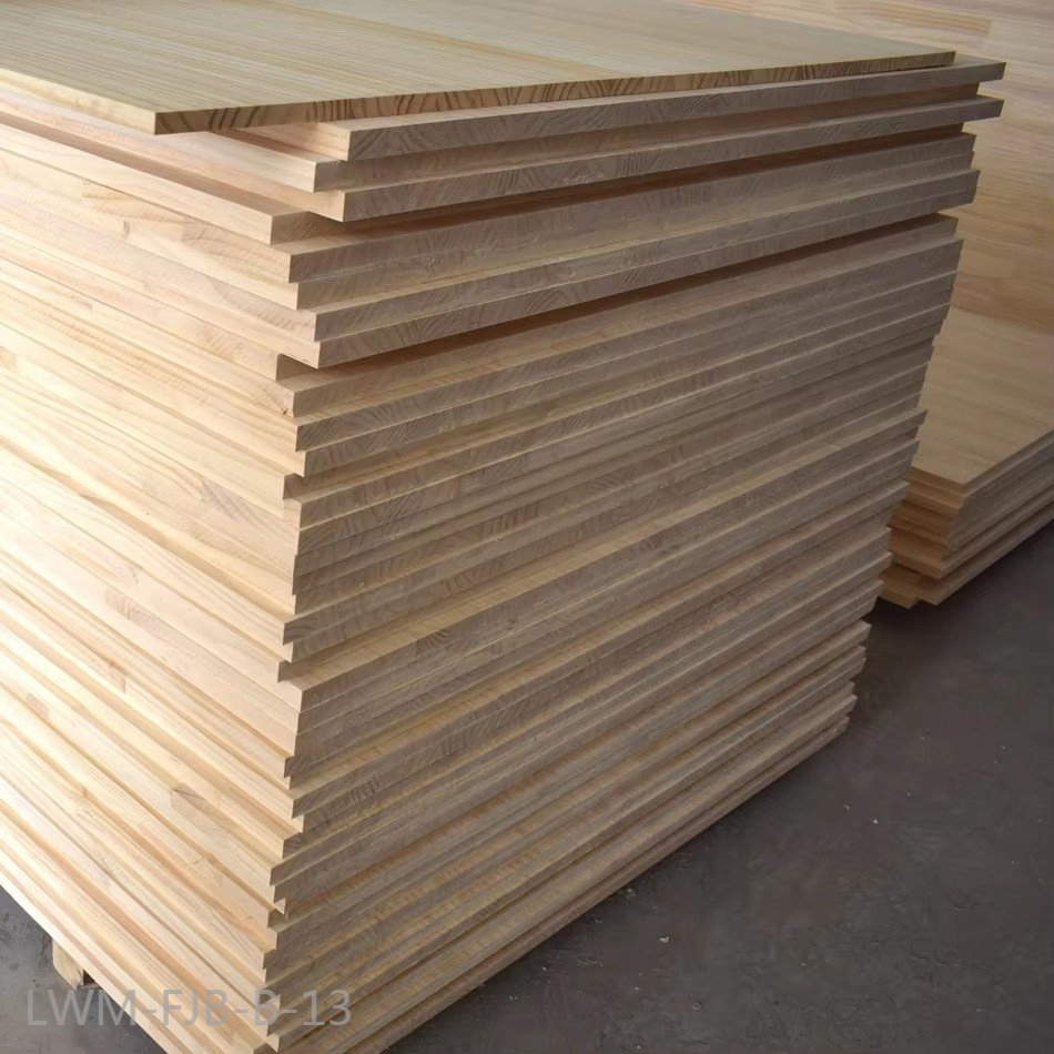 1220X2440mm 12mm Radiata Pine Finger Joint Laminated Board for Furniture
