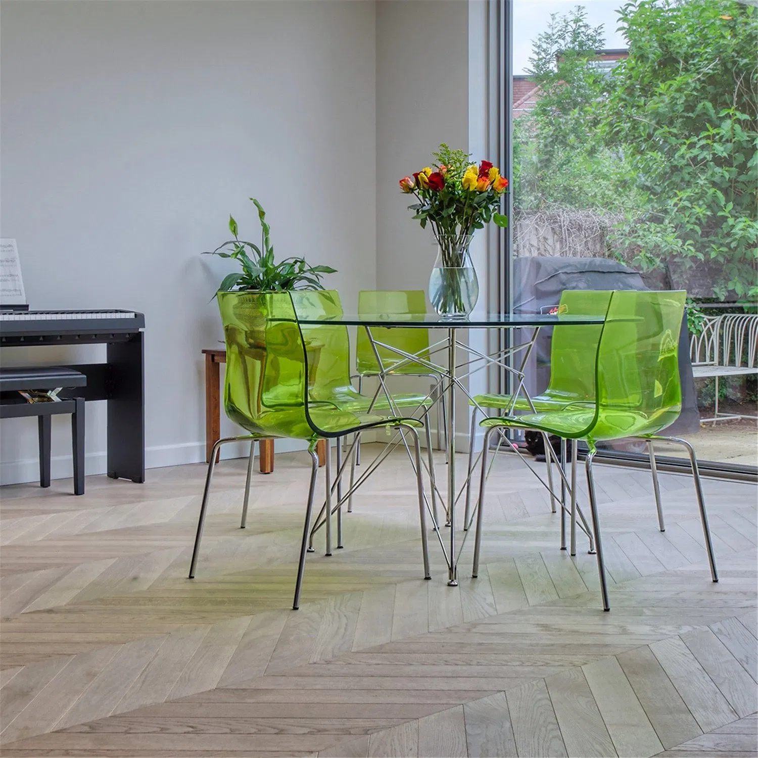 Инженерная паркетная доска Шеврон Мисти Грей