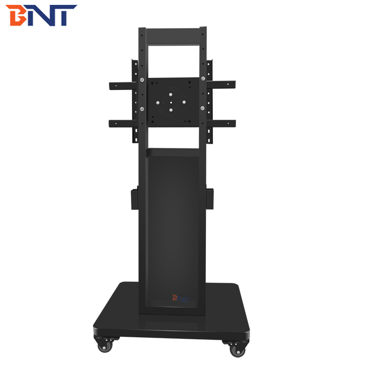 Adjustable Mobile TV Cart for 32" to 65" LCD TV Floor TV Stand Trolley with Wheels Max Vesa 600*400mm up to 50kg