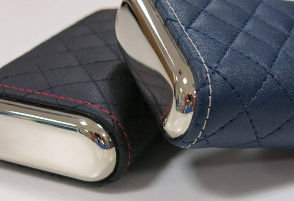 Leather Diamond Pattern Stitch Style Cigar Travel Cigar Tube Holder