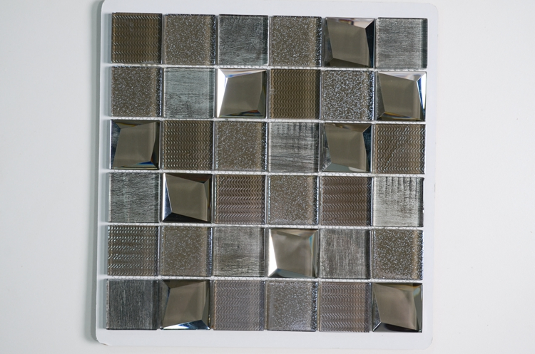 Зеркальная мозаика для декора стен, 48x48 мм