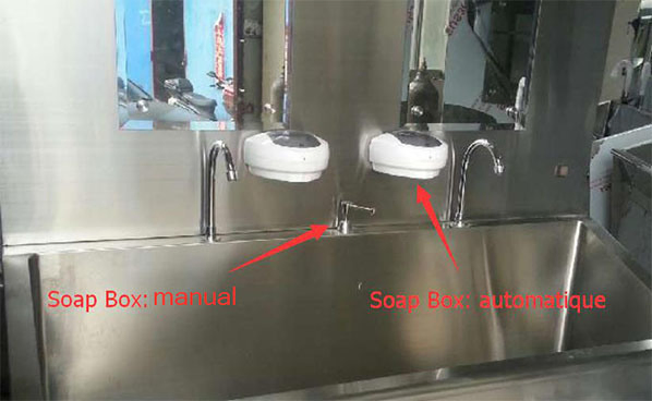 Stainless Steel Scrub Hand Washig Sink (THR-SS029)