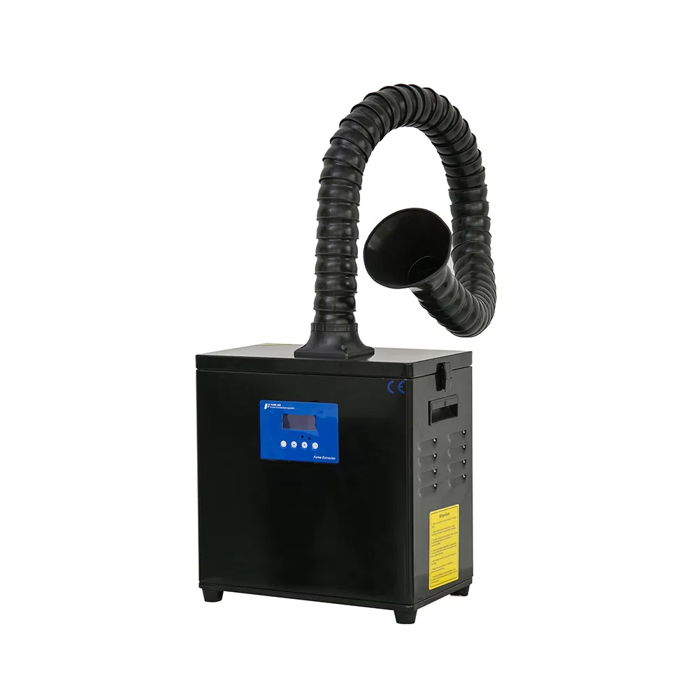 Beauty salon hot sale PURE-AIR PA-300TS-IQ portable nail neauty hair salon fume extractor dust collector air filter with activated carbon filter