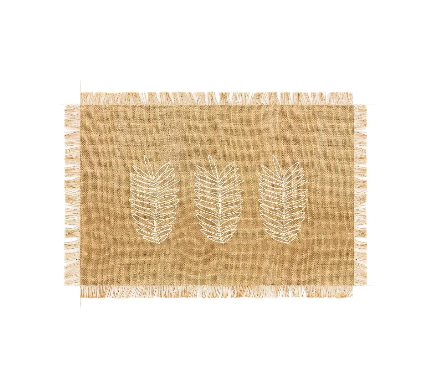 Factory Wholesale Fashionable Durable Jute Placemat Cotton Placemat