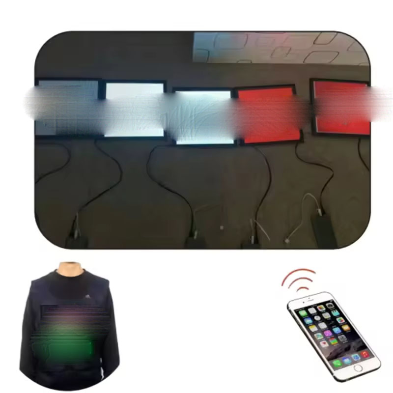 Hot Selling Bright Rechargeable Programmable Waterproof LED Vest