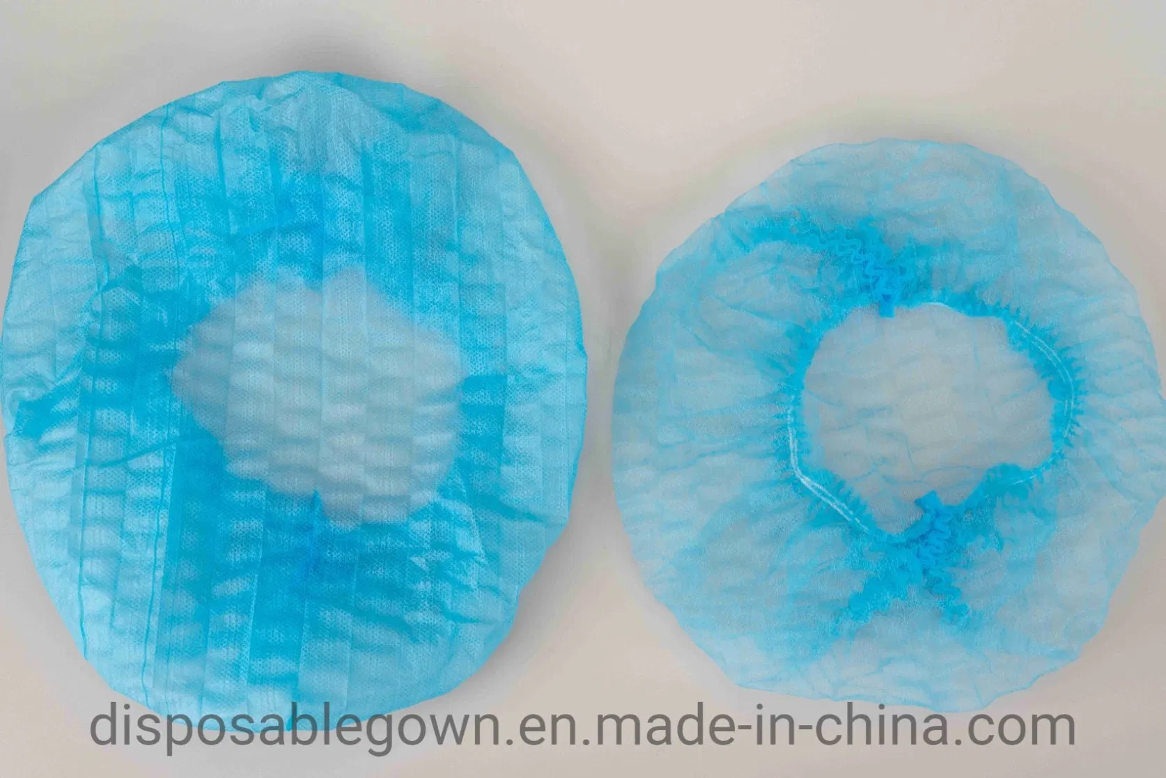 Disposable Use Nonwoven Nurse Cap with Single or Double Elastic Factory/Food Processing Use PP Mob Cap