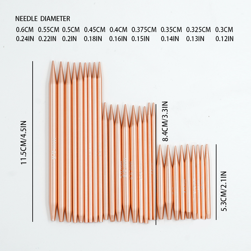 Aluminum Interchargable Circular Needles Sets (9PCS)