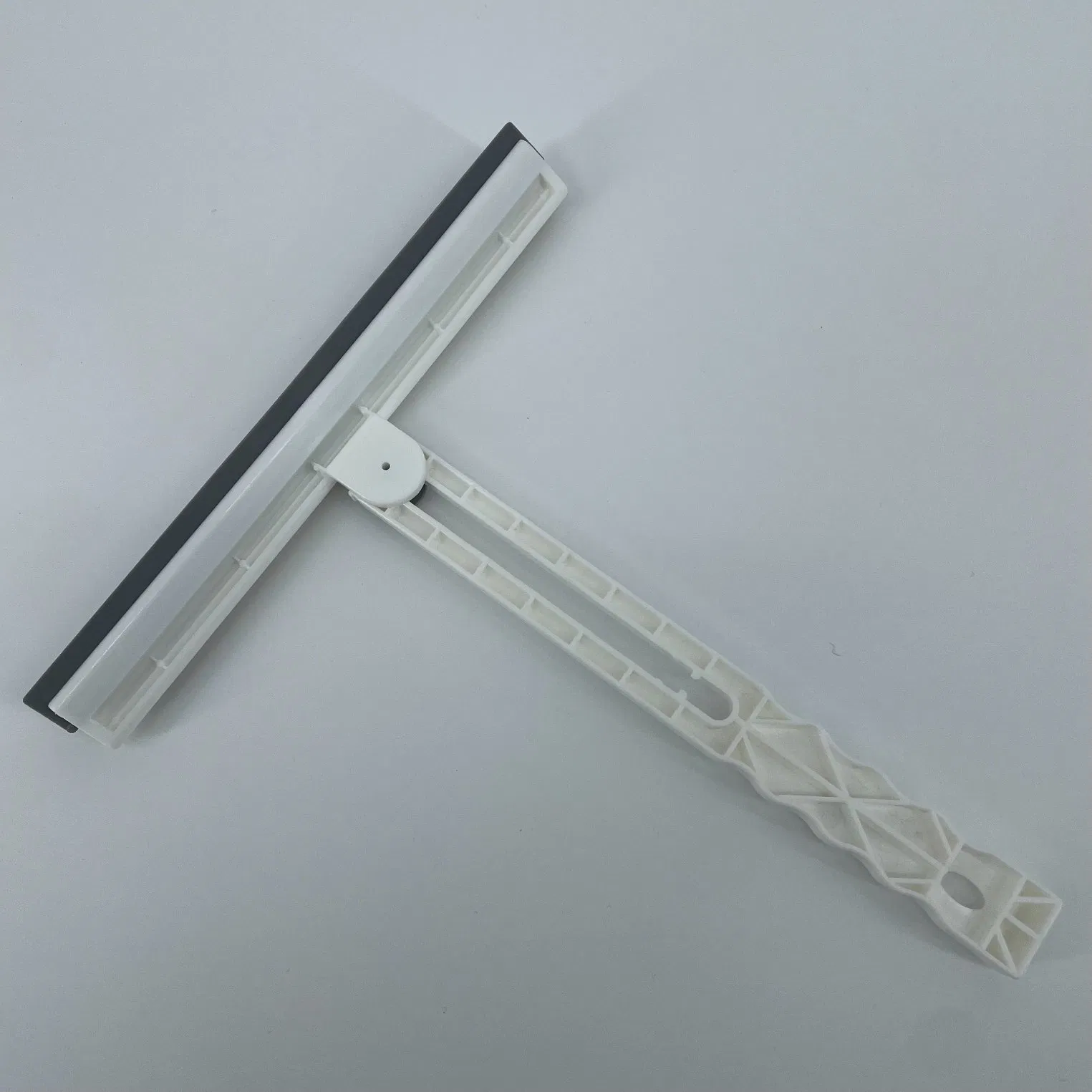 Collapsible Double-Sided Use Soft Scraper Window Cleaner with Plastic Handle Home Bathroom Shower