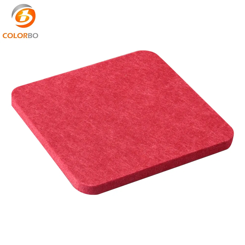 CBA18 Garnet  9MM Eco-friendly PET Acoustic Wall Felt Wool Panel