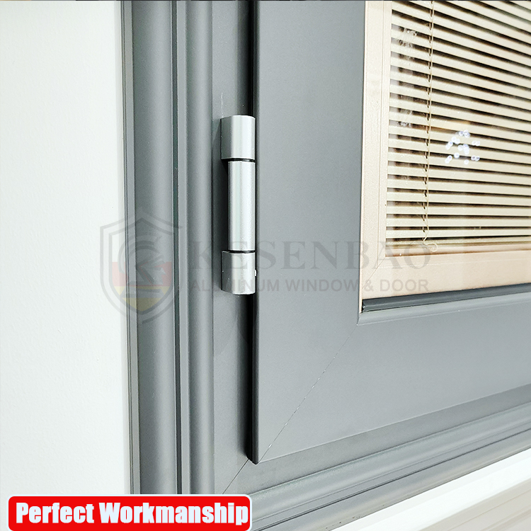 Single UPVC Glazing Casement Windows Plastic PVC Window