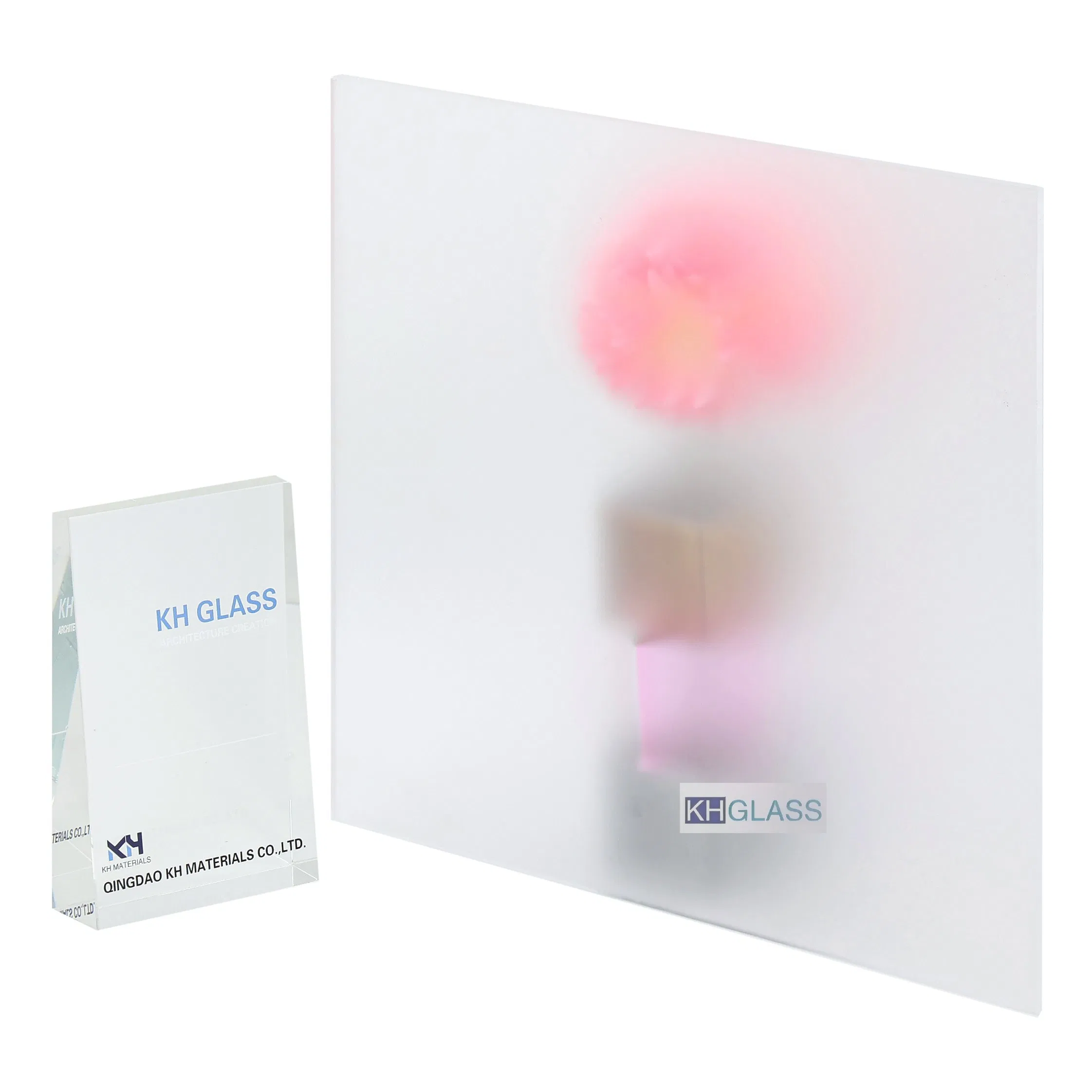 3mm 4mm 5mm 6mm Durable Frosted Acid Etched Glass No Figure Print