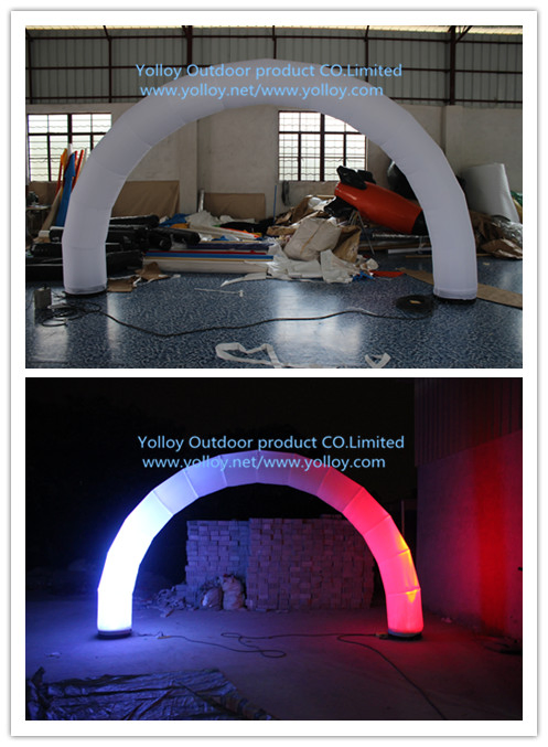 Inflatable Archway with LED Lighting