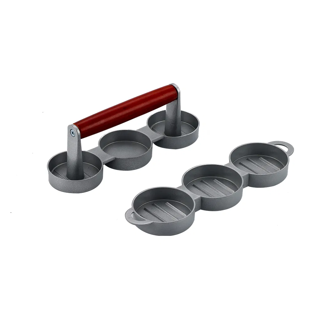 Hamburger and Steak Meat Press Barbecue Roasted Metal Patty Press Cooking Board Utensils