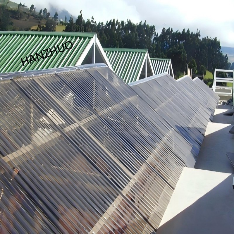 Fiberglass Corrugated Sheet FRP Transparent Panel Roof GRP Green Skylight Corrugated Panel