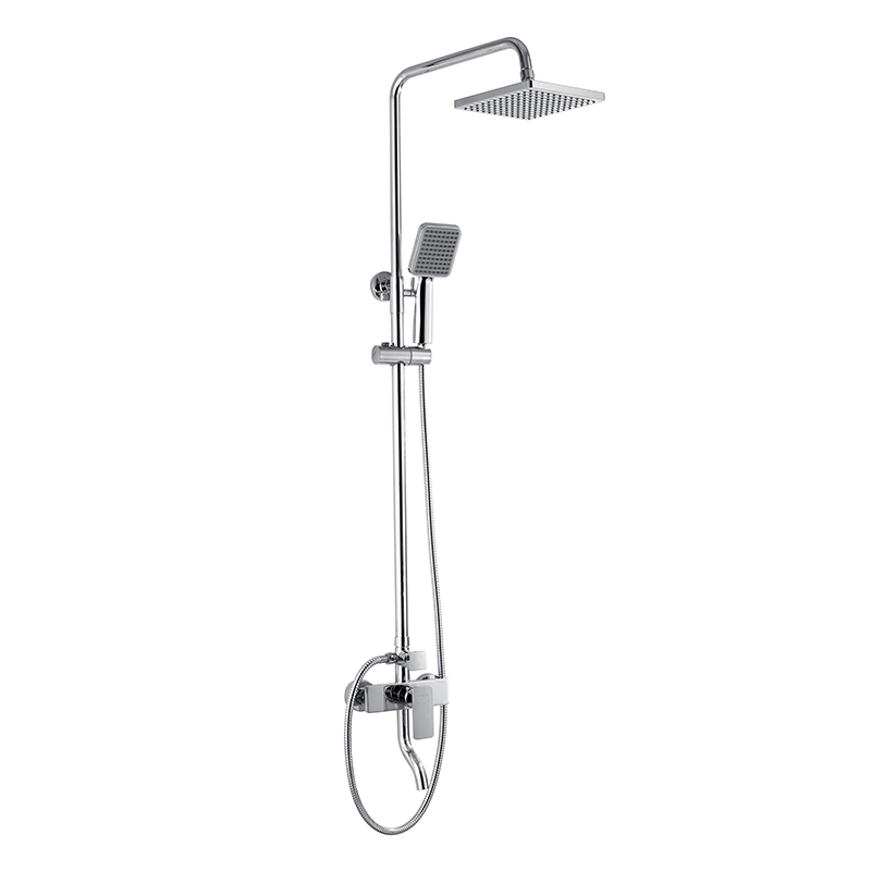 Factory Wholesale Simple Shower Set Hot and Cold Water Shower Mixer with Shower Head and Bathtub