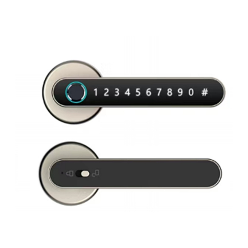 Home Furniture Hardware Security Digital Smart Door Lock Fingerprint Inside Handle Smart Lock